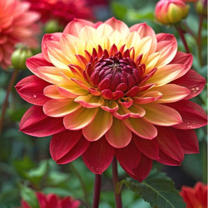 Георгин Оникс Найт купить по цене от 590р. в интернет-магазине «Посадика» с доставкой почтой в в Нерчинске и по всей России – [изображение №1].