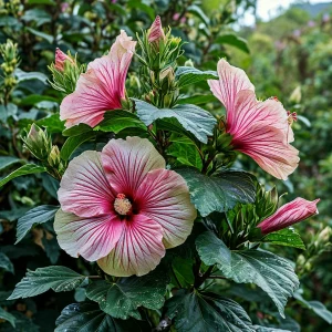 Гибискус Иден Бьюти купить по цене от 460р. в интернет-магазине «Посадика» с доставкой почтой в в Нерчинске и по всей России – [изображение №1].